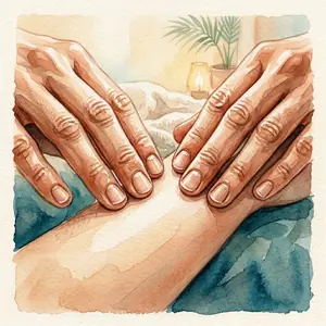 Massage sensitif à Montpellier, toucher léger et délicat